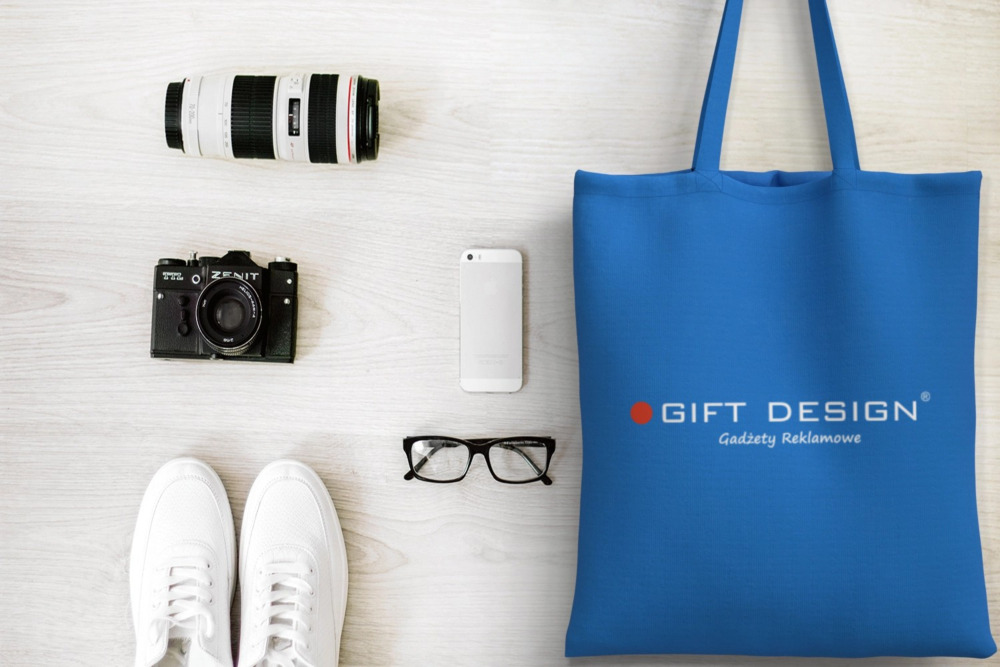 torba bawełniana z logo gift design