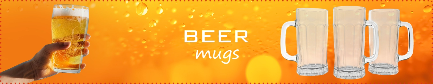 Printed beer mugs