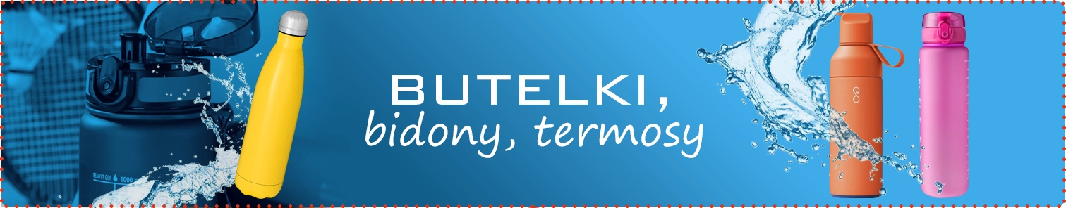 Butelki, bidony, termosy