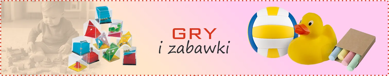 Gry i zabawki z logo