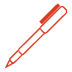 Plastic pens with printing