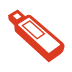 Pendrive USB Plastikowo-metalowa obudowa