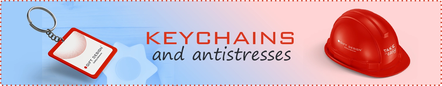 Keychains and advertising antistress