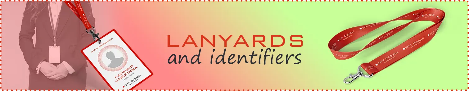 Advertising lanyards and badges