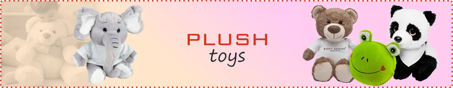 Plush Toys with printed designs