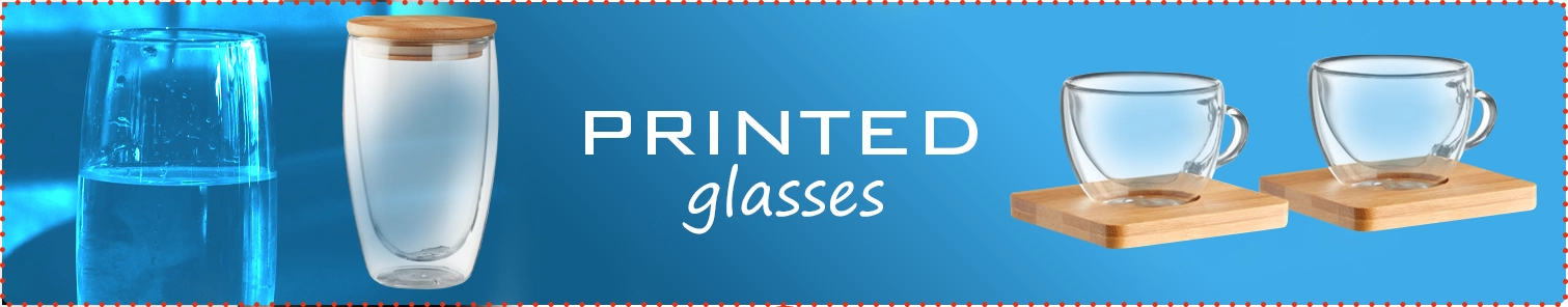 Printed glasses