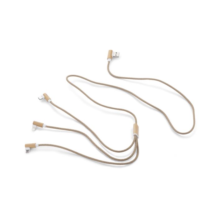 Kabel USB 3 w 1 FLAX – Gift Design