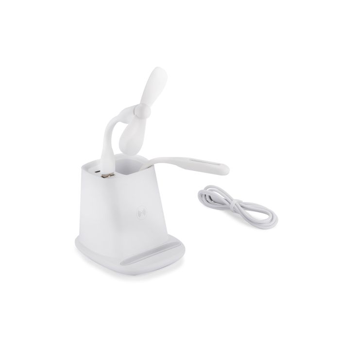 Przybornik z ładowarką indukcyjną (5W) BERGO II – Gift Design
