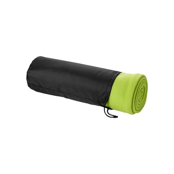 Koc z pokrowcem Huggy 150 x 120 cm-Limonkowy – Gift Design