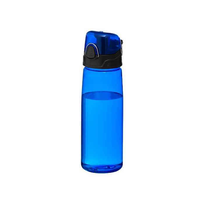 Bidon sportowy Capri-Przezroczysty niebieski – Gift Design