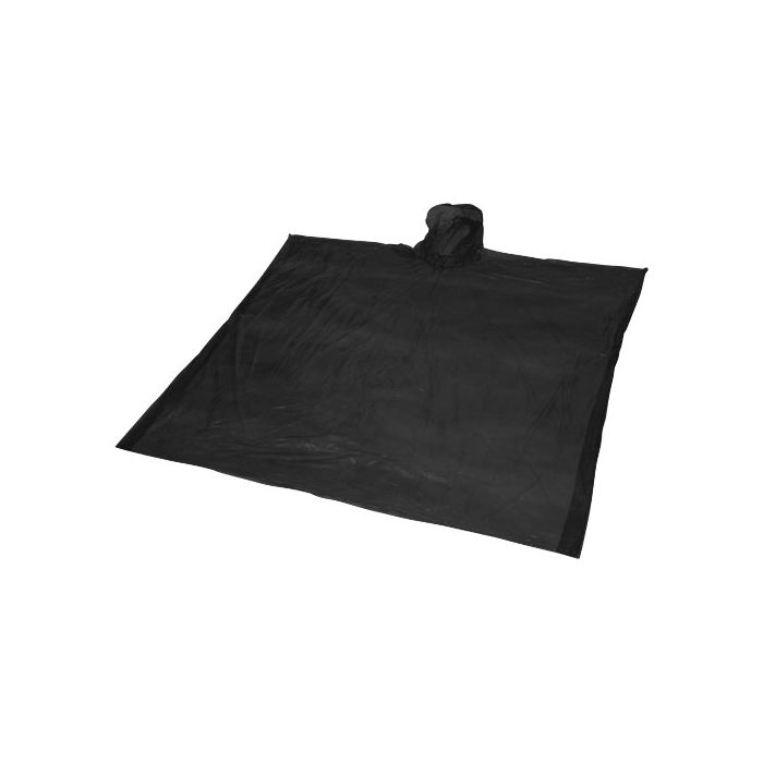 Poncho przeciwdeszczowe Ziva-Czarny – Gift Design