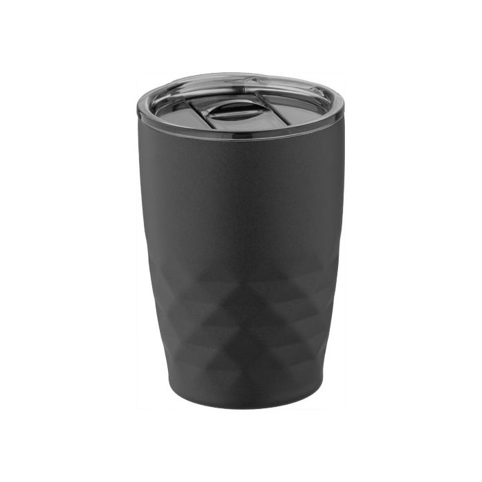 Kubek termiczny Geo 350 ml z izolacją próżniowo miedzianą-Czarny – Gift Design