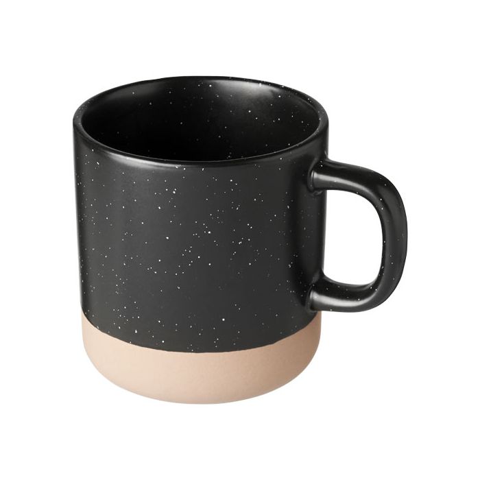 Kubek ceramiczny Pascal o pojemności 360 ml-Czarny – Gift Design