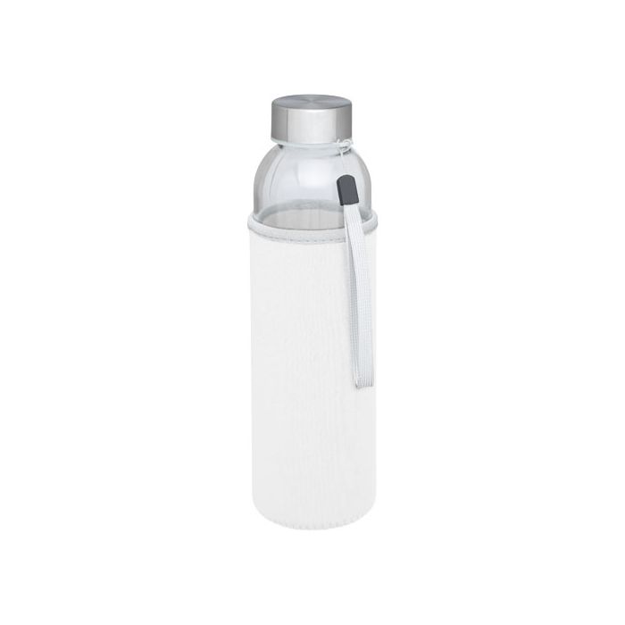 Bidon szklany Bodhi o pojemności 500 ml-Biały – Gift Design