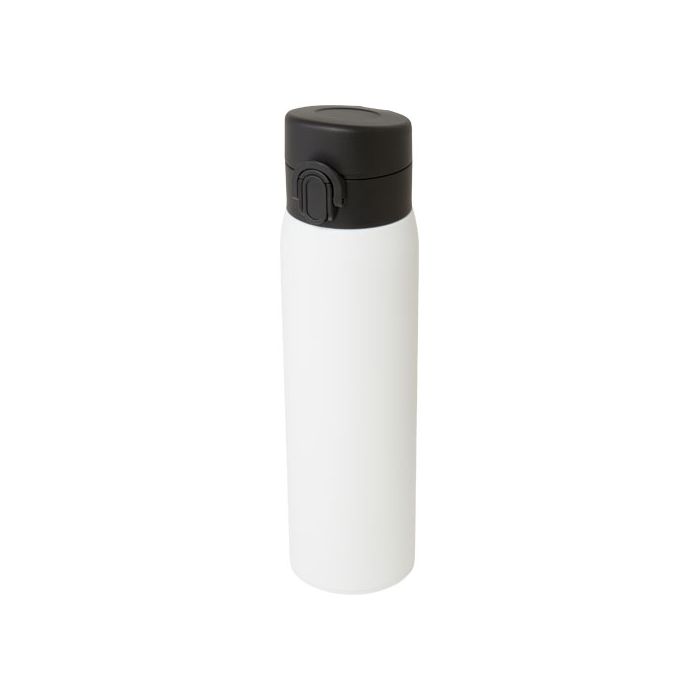 Sika izolowany termos o pojemności 450 ml wykonany ze stali nierdzewnej pochodzącej z recyklingu z certyfikatem RCS-Biały – Gift Design