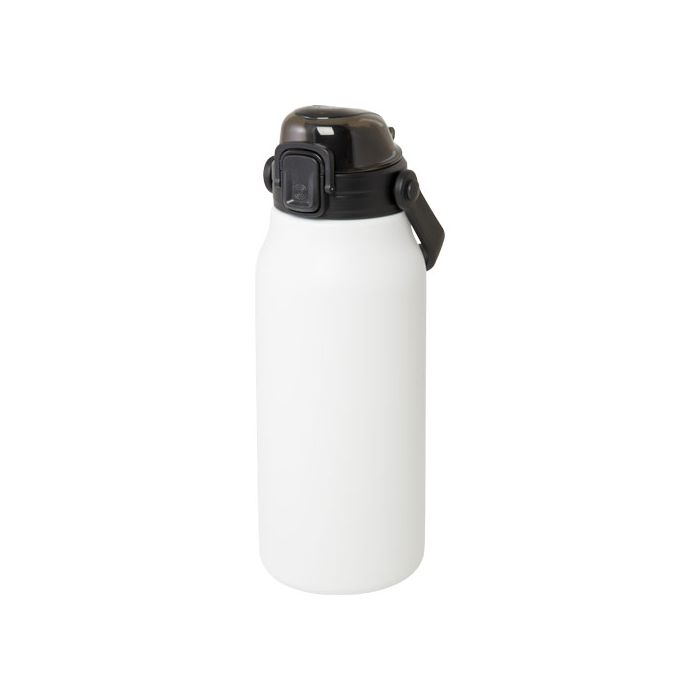 Giganto butelka o pojemności 1600 ml wykonana ze stali nierdzewnej z recyklingu z miedzianą izolacją próżniową posiadająca ce-Biały – Gift Design