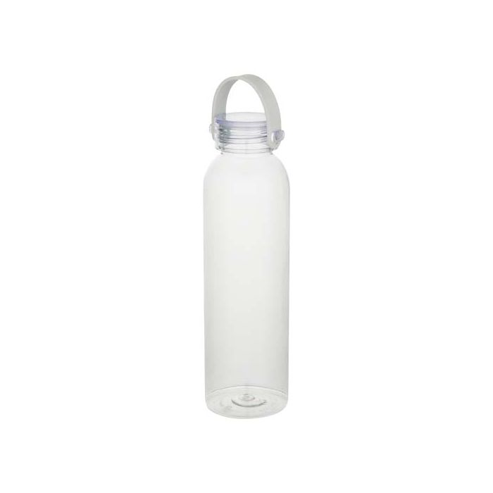 Sky butelka na wodę o pojemności 630 ml z tworzyw sztucznych pochodzących z recyklingu, posiadająca certyfikat RCS -Przezroczysty klarowny – Gift Design