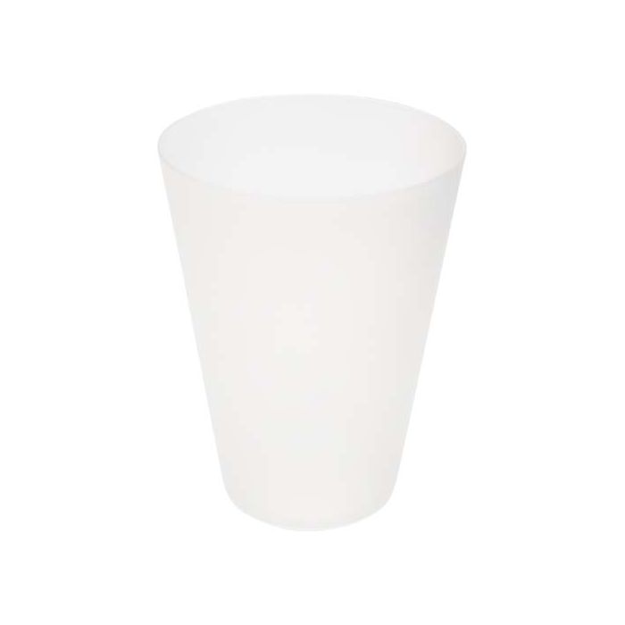 Glastonbury kubek wielokrotnego użytku o pojemności 300 ml z tworzyw sztucznych-Szroniony bezbarwny – Gift Design