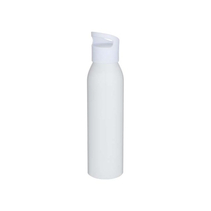 Sky jednościenna butelka na wodę o pojemności 650 ml wykonana ze stali nierdzewnej z recyklingu z certyfikatem RCS-Biały – Gift Design