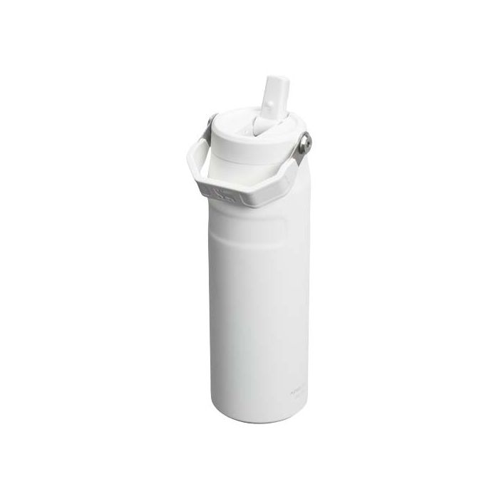 Butelka na wodę Stanley IceFlow™ 2.0 o pojemności 700 ml ze słomką-Matowa biel – Gift Design