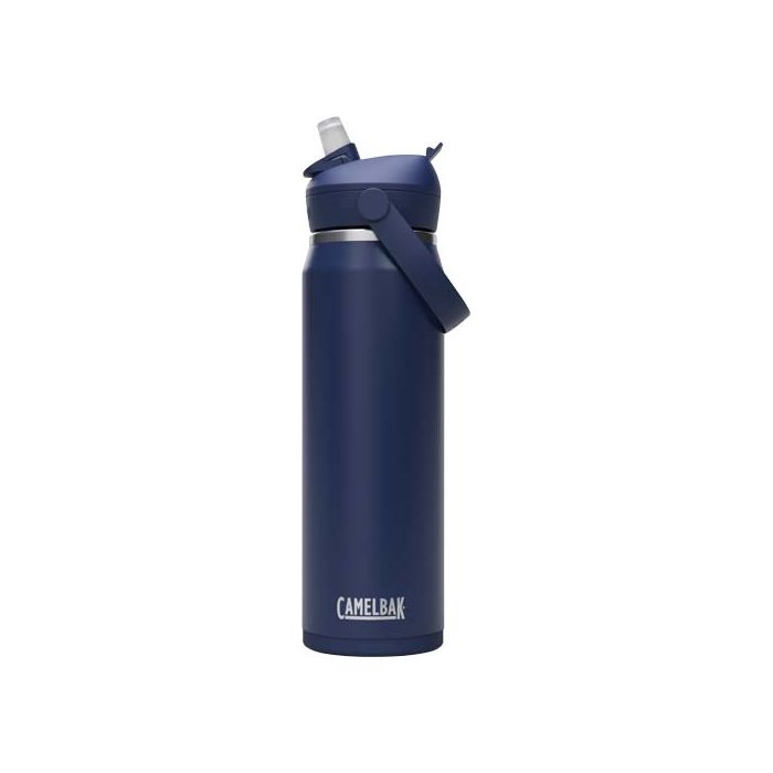Camelbak® Thrive Flip VSS butelka na wodę ze stali nierdzewnej o pojemności 740 ml ze składaną słomką-Granatowy – Gift Design