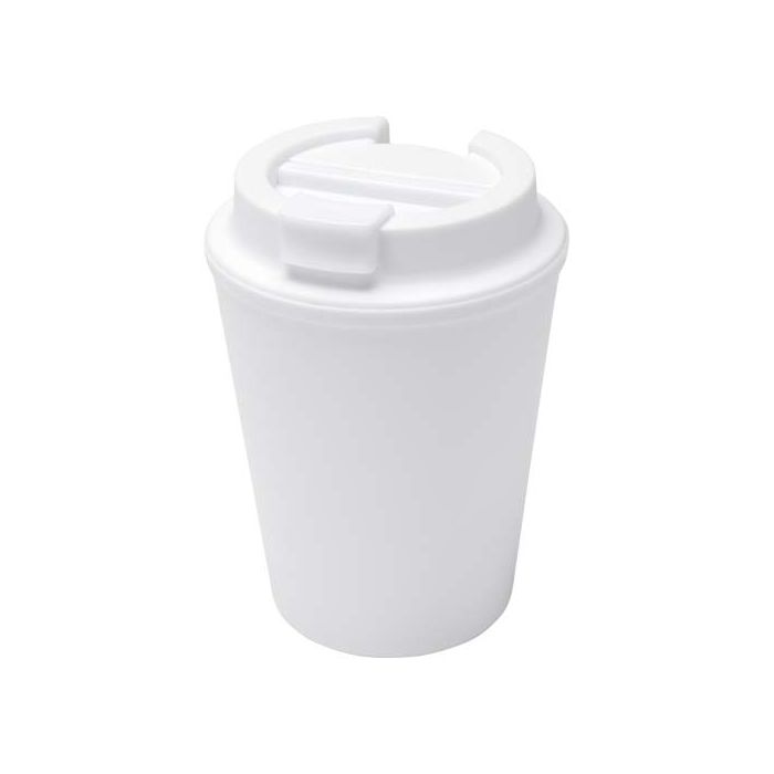 Kubek termiczny Newport o pojemności 300 ml, z podwójnymi ściankami-Biały – Gift Design
