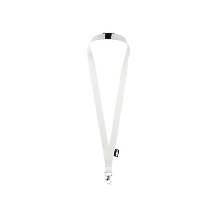 Smycz Tom z PET z recyklingu z zamknięciem awaryjnym-Biały – Gift Design