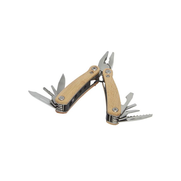 12-funkcyjne średnie drewniane narzędzie multi-tool Anderson-Naturalny – Gift Design
