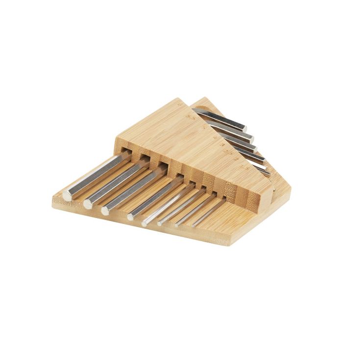 Allen zestaw bambusowy kluczy imbusowych-Naturalny – Gift Design