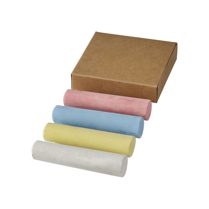4-elementowy zestaw kredy Screech-Naturalny – Gift Design
