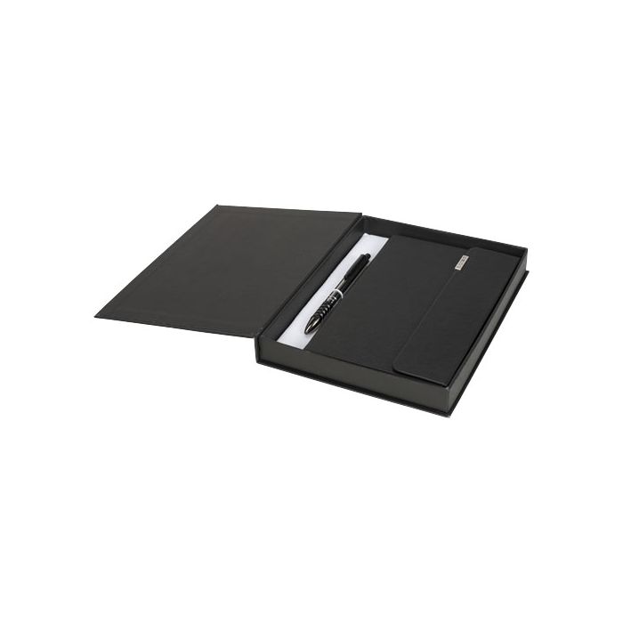 Zestaw upominkowy z notesem Tactical-Czarny – Gift Design