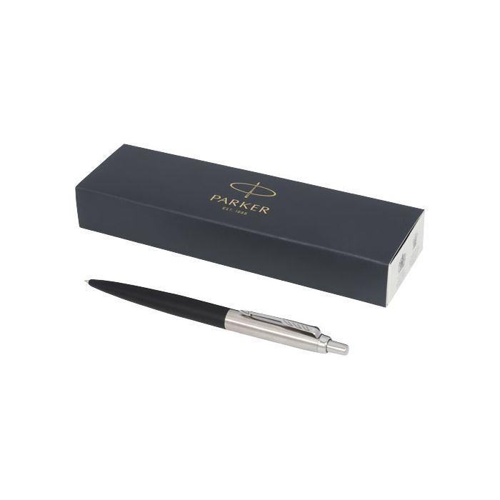 Matowy długopis Jotter XL z chromowanym wykończeniem-Czarny – Gift Design