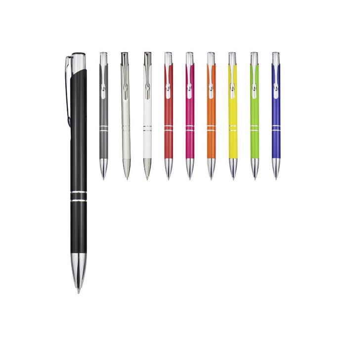 Aluminiowy długopis automatyczny Moneta-Czarny – Gift Design
