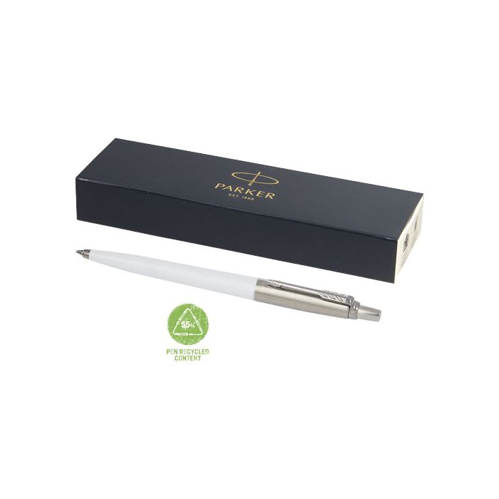 Parker Jotter długopis kulkowy z recyklingu-Biały – Gift Design