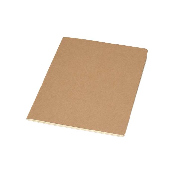 Slyk notatnik A5 kraft z kartkami w linie-Naturalny – Gift Design