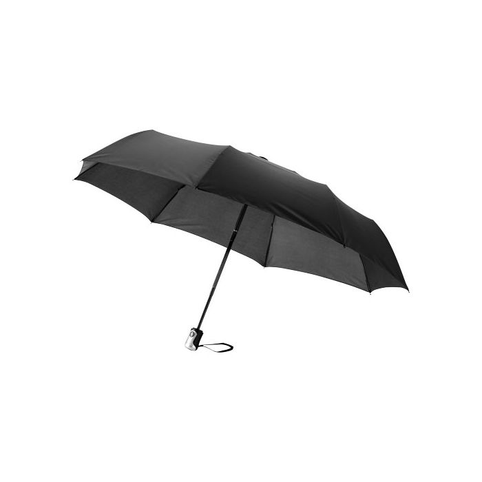 Automatyczny parasol składany 21,5" Alex-Czarny – Gift Design