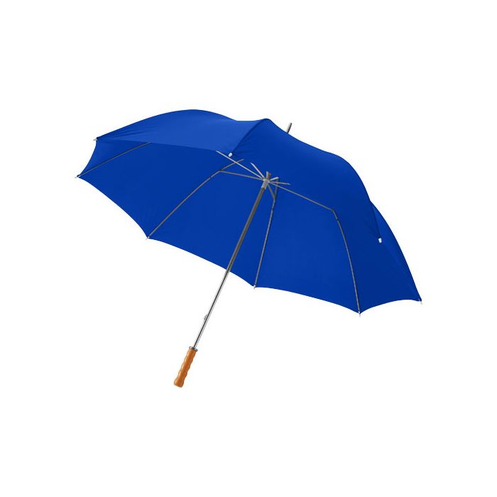 Parasol golfowy Karl 30'' z drewnianą rączką-Królewski niebieski – Gift Design