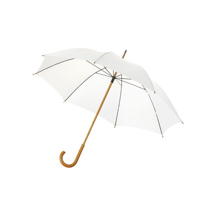 Klasyczny parasol Jova 23''-Biały – Gift Design