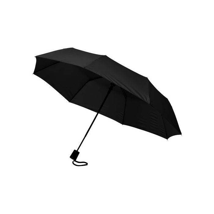 Automatyczny parasol składany Wali 21"-Czarny – Gift Design