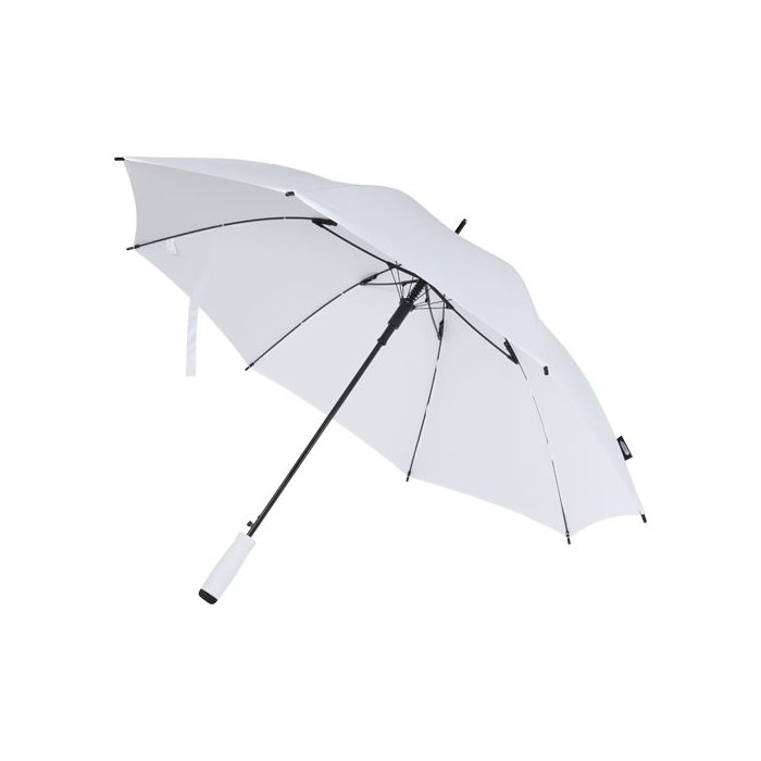 Niel automatyczny parasol o średnicy 58,42 cm wykonany z PET z recyklingu-Biały – Gift Design