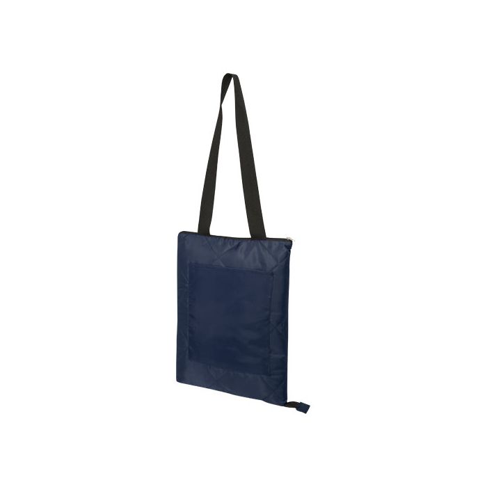Clary koc piknikowy z poliestru pochodzącego z recyklingu z certyfikatem GRS-Granatowy – Gift Design