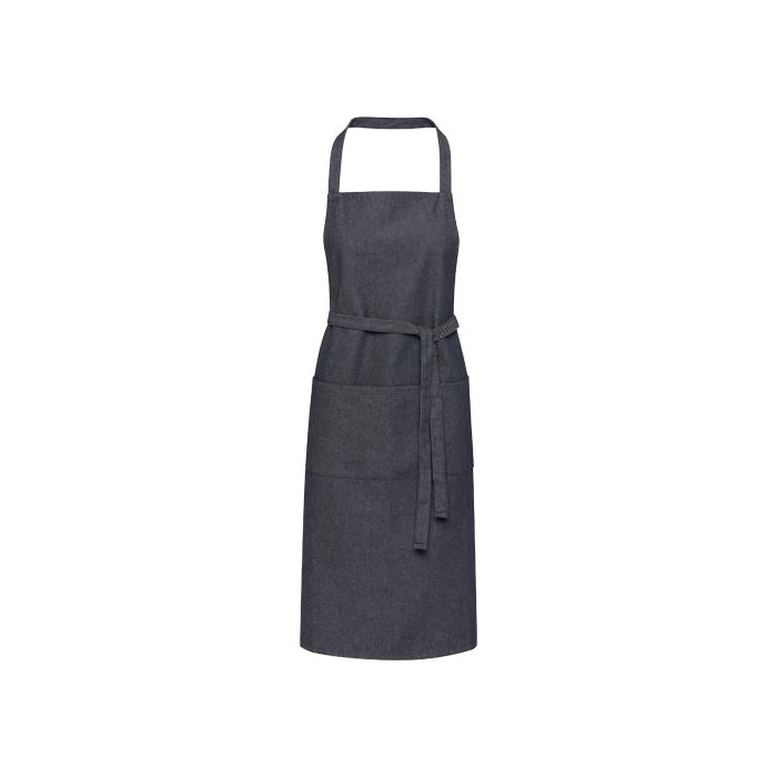 Nima fartuch dżinsowy Aware™ o gramaturze 320g-m2  -Jeansowy – Gift Design