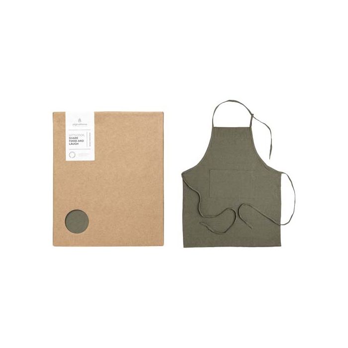 Originalhome fartuch z recyklingu -Zielony – Gift Design