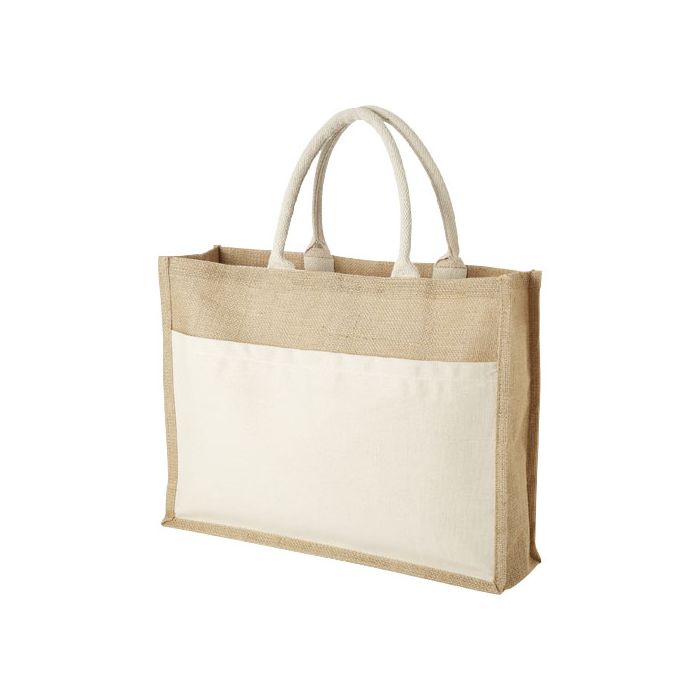 Jutowa torba na zakupy Mumbay-Naturalny – Gift Design