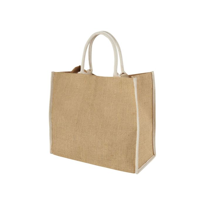 Duża torba jutowa-Naturalny – Gift Design