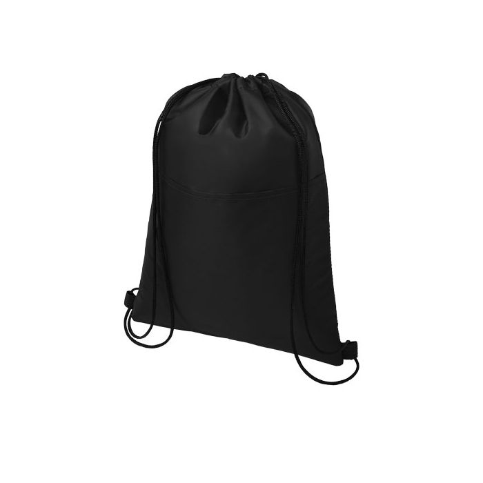 Torba chłodząca na 12 puszek Oriole ściągana sznurkiem-Czarny – Gift Design