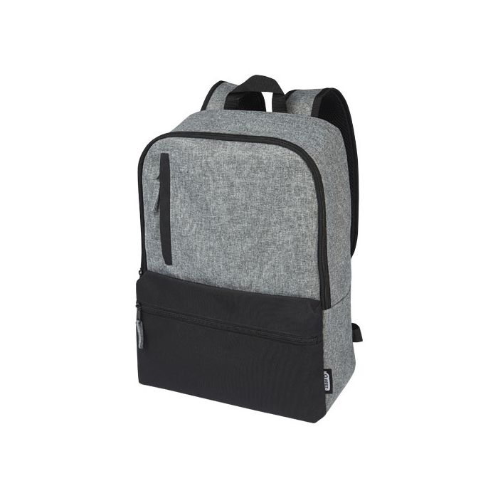 Reclaim 15-calowy plecak na laptopa 14 l z recyklingu-Czarny – Gift Design