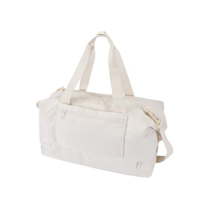 Trip Aware™, torba podróżna wykonana z materiałów z recyklingu, 42 l-Złamana biel – Gift Design