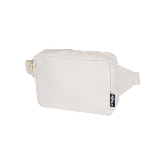 Trip Aware™, torba na ramię wykonana z materiałów z recyklingu, 1 l-Złamana biel – Gift Design