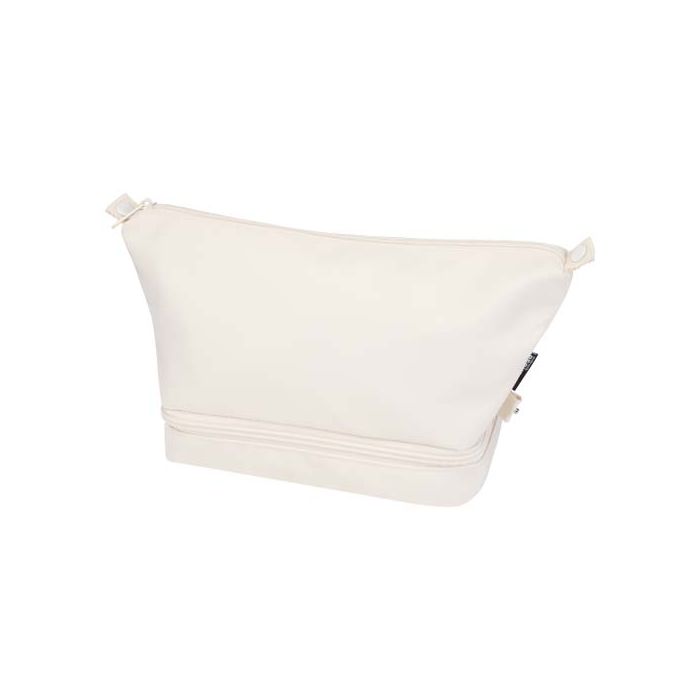 Trip Aware™, kosmetyczka podróżna wykonana z materiałów z recyklingu, 6 l-Złamana biel – Gift Design